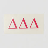 Delta Delta Delta Vinyl Decal