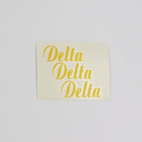 Delta Delta Delta Vinyl Decal