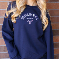 Delta Gamma Classic Crew with Bow