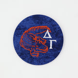 Delta Gamma Gator Mascot Game Day Embroidered Button