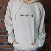 Gamma Phi Beta Embroidered Hooded Sweatshirt