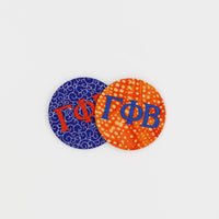 Gamma Phi Beta Game Day Embroidered Button