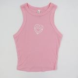 Sorority Heart Crop Tank