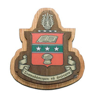 Alpha Chi Omega Large Wood Crest