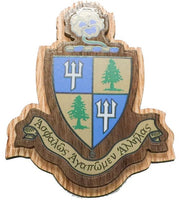 Delta Delta Delta Large Wood Crest