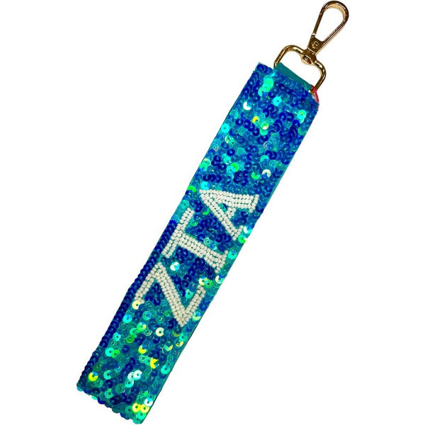 Zeta Tau Alpha Sequin Wristlet