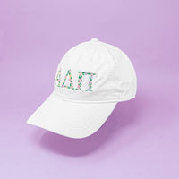 Alpha Delta Pi Floral Embroidered Hat