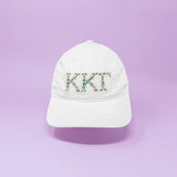 Kappa Kappa Gamma Floral Embroidered Hat