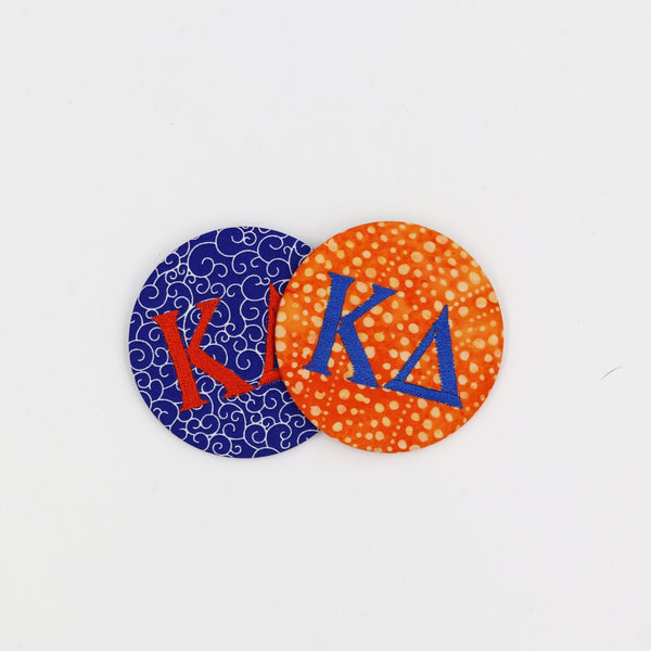 Kappa Delta Game Day Embroidered Button