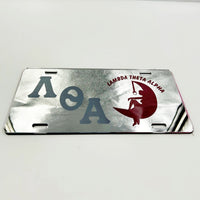 Lambda Theta Alpha Lady on the Moon Mirror License Plate