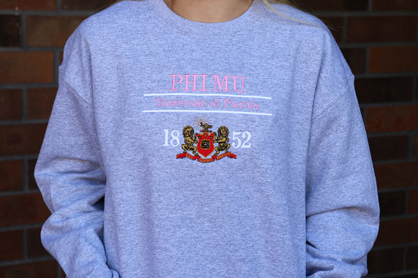 Phi Mu Heritage Crewneck