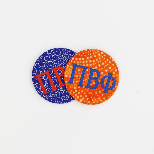 Pi Beta Phi Game Day Embroidered Button