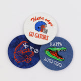 Kappa Alpha Theta Gator Mascot Game Day Embroidered Button