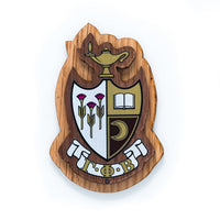 Gamma Phi Beta Large Wood Crest