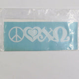 Chi Omega Vinyl Decal - Discontinued