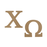 Chi Omega Crafting MDF/Wood Letter Set