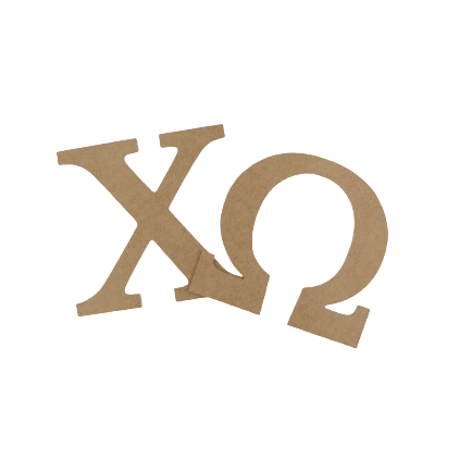 Chi Omega Crafting MDF/Wood Letter Set