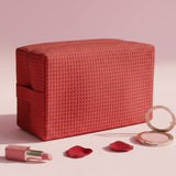 Sorority Waffle Make-Up Bag with Chenille Letters
