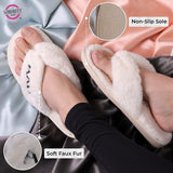 Delta Delta Delta Furry Slippers