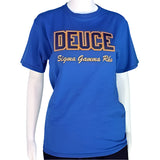 Sigma Gamma Rho Blue Word Tee