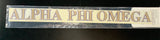 Alpha Phi Omega Horizontal Decal