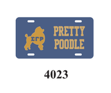 Sigma Gamma Rho Mascot License Plate