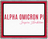 Alpha Omicron Pi Afghan