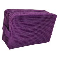 Zeta Tau Alpha Waffle Make-Up Bag with Chenille Letters