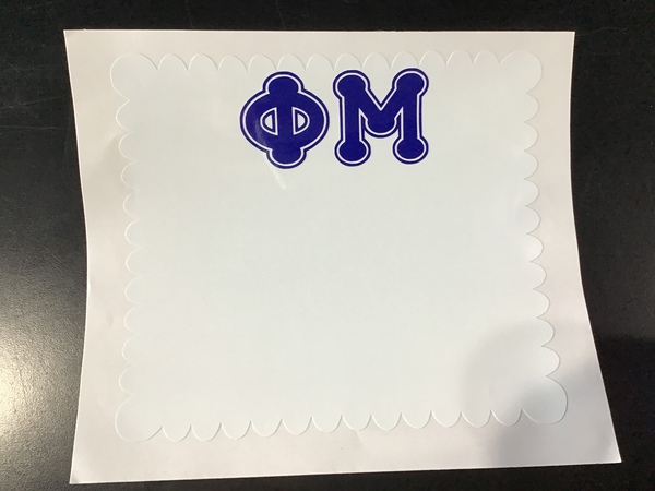 Phi Mu Sticky White Board - Discontinued