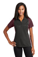 Lambda Theta Alpha Ladies Colorblock Micropique Sport-Wick Polo