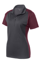 Lambda Theta Alpha Ladies Colorblock Micropique Sport-Wick Polo