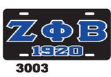 Zeta Phi Beta 1920 License Plate