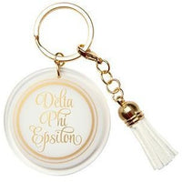 Delta Phi Epsilon Tassel Keychain