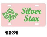 Alpha Kappa Alpha - Silver Star License Plate