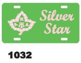 Alpha Kappa Alpha - Silver Star License Plate