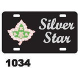 Alpha Kappa Alpha - Silver Star License Plate