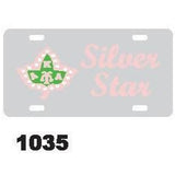 Alpha Kappa Alpha - Silver Star License Plate