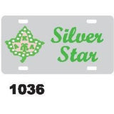 Alpha Kappa Alpha - Silver Star License Plate