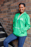 Alpha Kappa Alpha Green Pullover Anorak