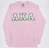 Alpha Kappa Alpha Greek Long Sleeve