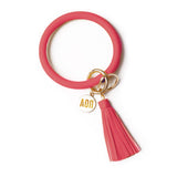 Alpha Omicron Pi Keychain Bangle