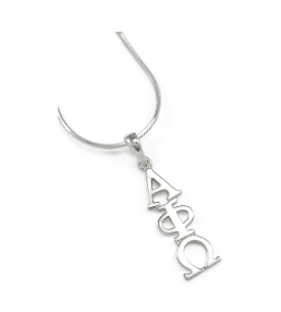 Alpha Phi Omega Sterling Silver Lavaliere