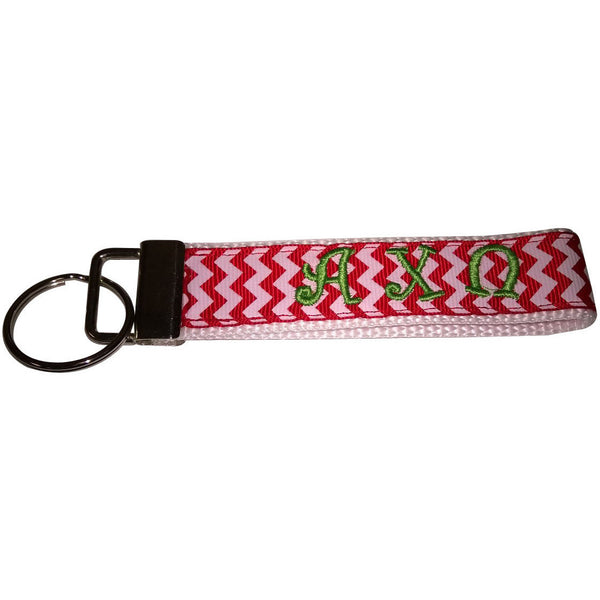 Alpha Chi Omega FOB Keychain