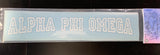 Alpha Phi Omega Horizontal Decal