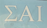 Sigma Alpha Iota Vinyl Decal