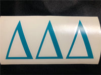 Delta Delta Delta 3" Decal