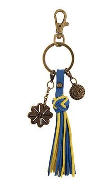 Delta Delta Delta Tassle Keychain