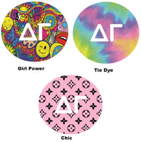 Delta Gamma Printed Button Collection