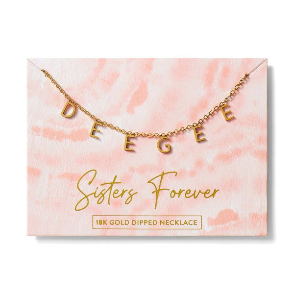 Delta Gamma Name Necklace