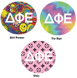 Delta Phi Epsilon Printed Button Collection